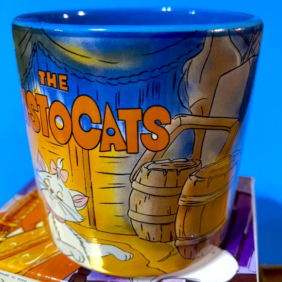 WALT DISNEY’S ARISTOCATS VTG 90’s NWT DISNEY STORE EXCLUSIVE CERAMIC MUG JAPAN - Picture 7 of 14